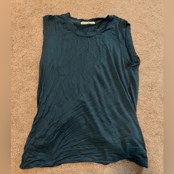 Marine Layer Tulip Back Tank in Tapestry Teal - Picture 3 of 6